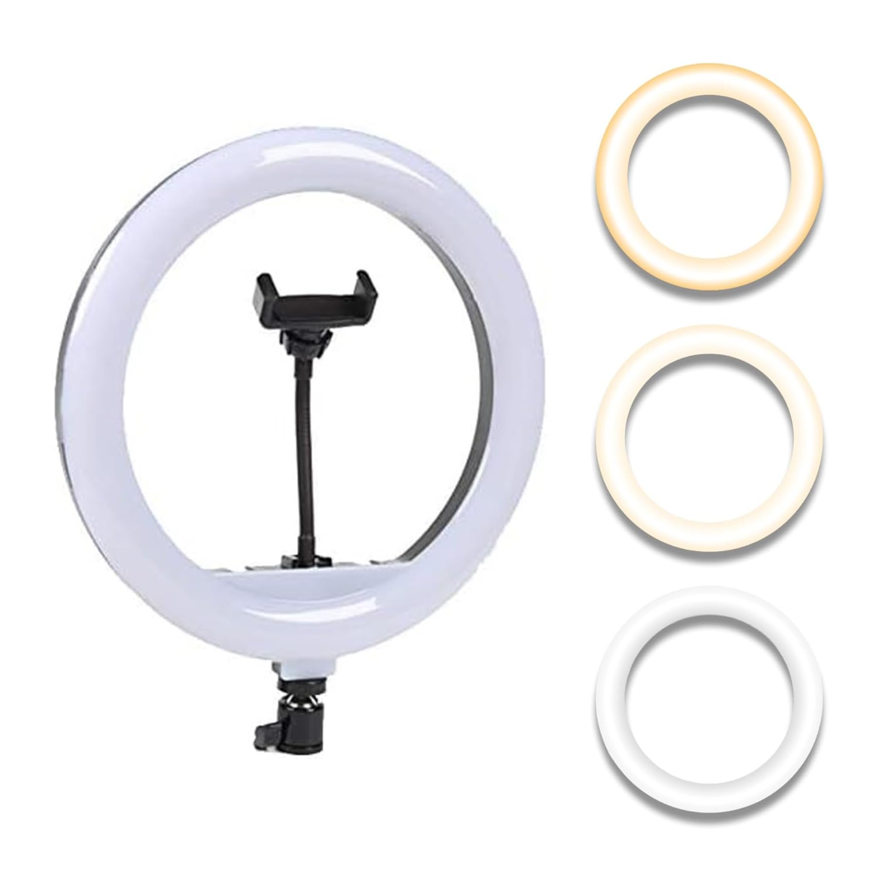 12-Inch LED Ring Light Compatible with All Smart Phones for Photography, Makeup & Live Streaming | Dimmable Brightness | Adjustable Colour Temperature-picture-20