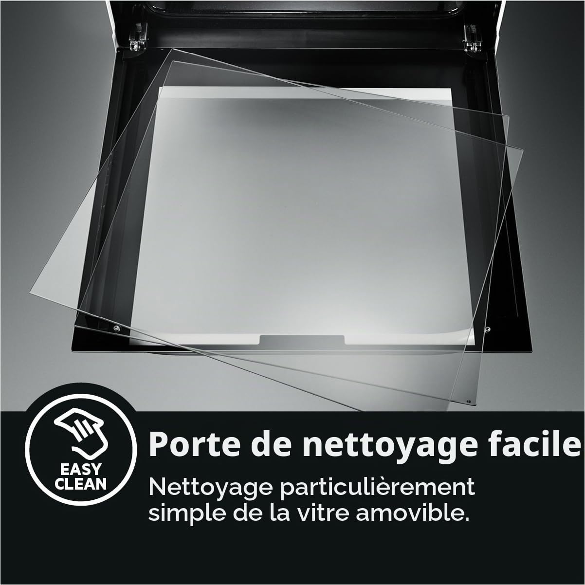 AEG 60 cm Induction Hob²Hood/Pyrolysis Hob – Self-Cleaning/SoftClosing/Touch Control/Grill Function/Screen with Clock/Child Safety/A/CIB6499APB