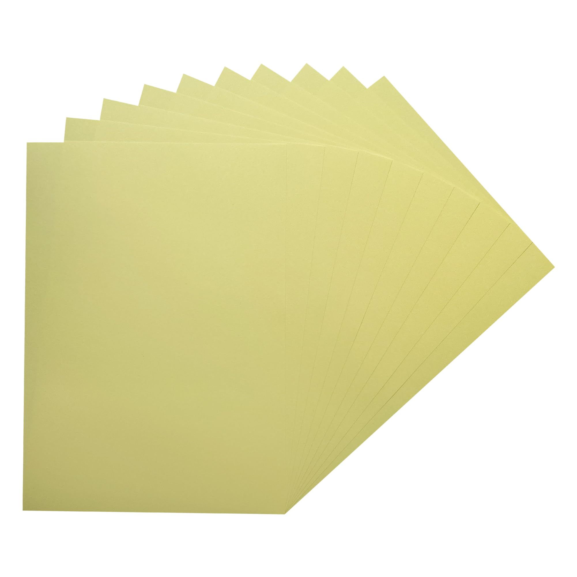 Pack of 500 A5 Pastel Yellow Coloured Paper 75gsm Sheets โ image 1