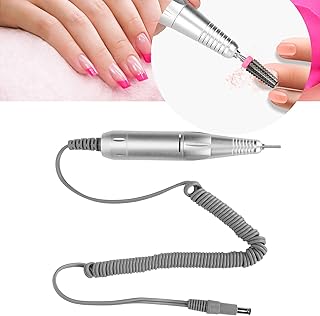 Peça de mão para broca de unhas elétrica, máquina de broca de unhas elétrica Ferramenta de arte para unhas de pedicure Lixadeira de unhas Moedor de unhas Caneta de broca para manicure para