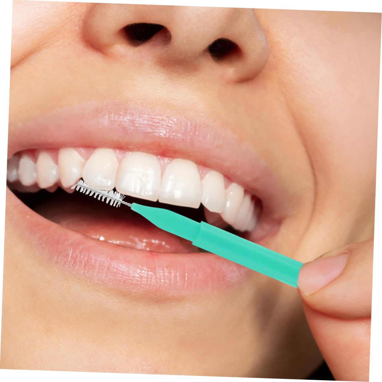 Interdentalbürste 200 Stück mit Weichen Borsten und Ergonomischem Griff