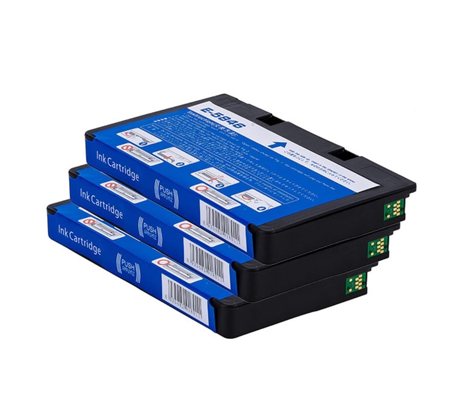 Cartuccia D'inchiostro T5846 Compatibile Con Epson PictureMate PM | Stampa fotografica, colori vivaci, risultati uniformi, T5846 E-5846, installazione semplice(3 pcs)