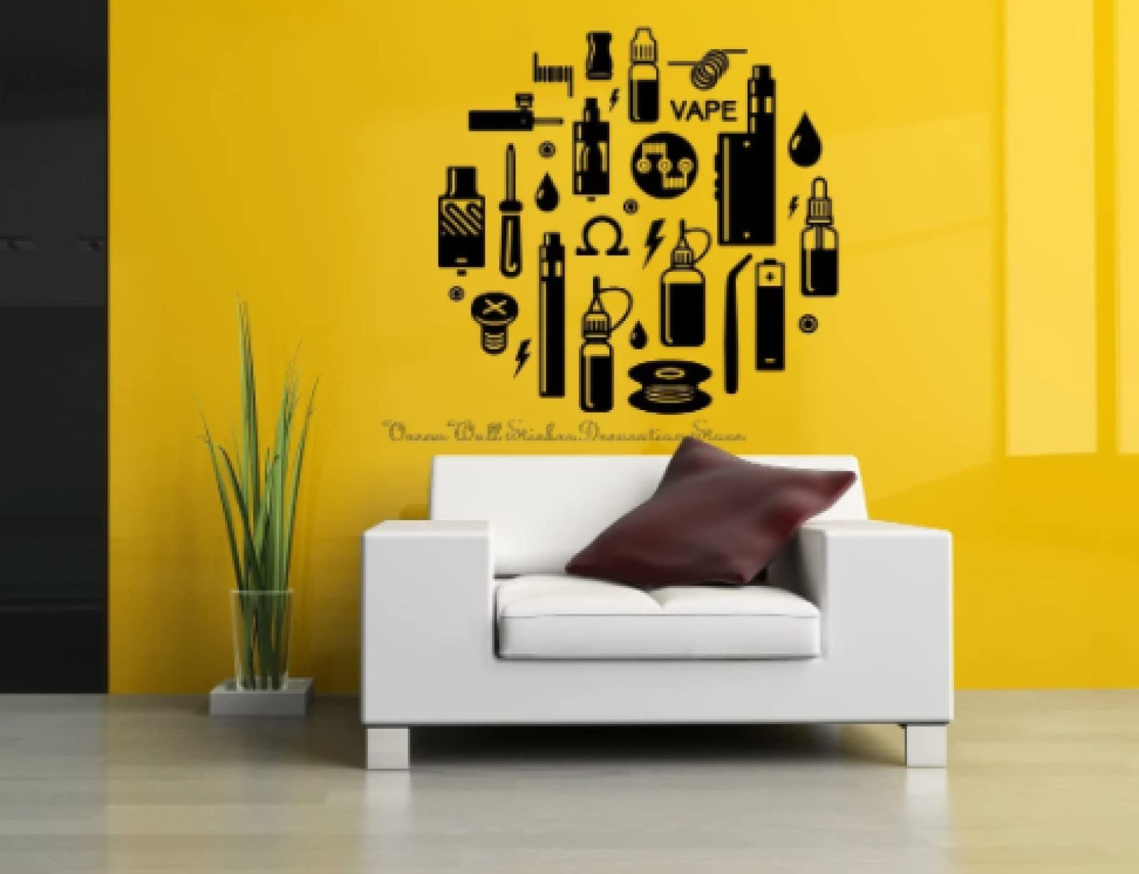JaCCos Sticker Mural Vape Store Cigarette lectronique Dco Vitrine 44x42cm : Amazon.fr: Bb et Puriculture JaCCos Sticker Mural Vape Store Cigarette lectronique Dco Vitrine 44x42cm : Amazon.fr: Bb et Puriculture