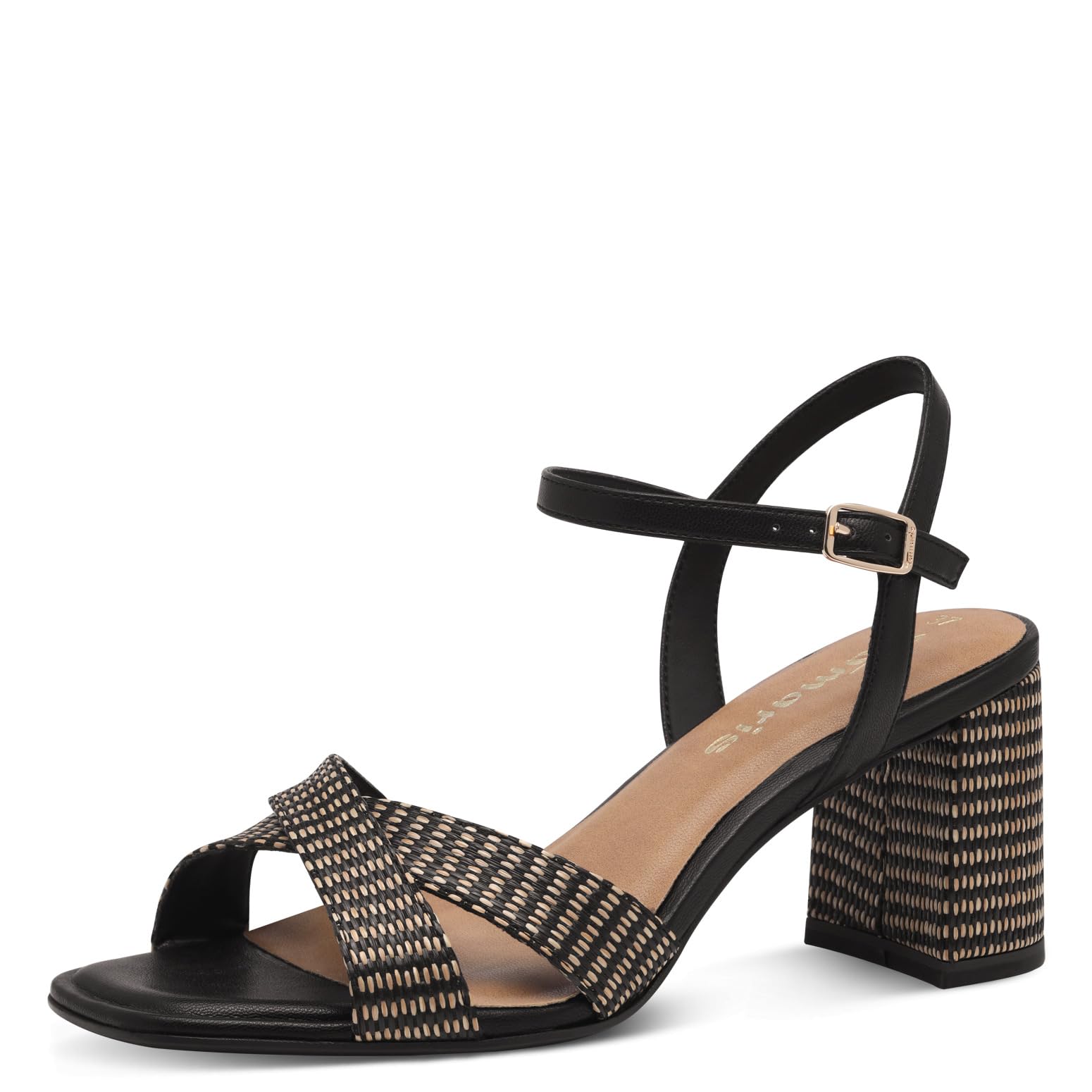 Tamaris Women's 1-28320-44 Sandals, Black Comb, 6 UK
