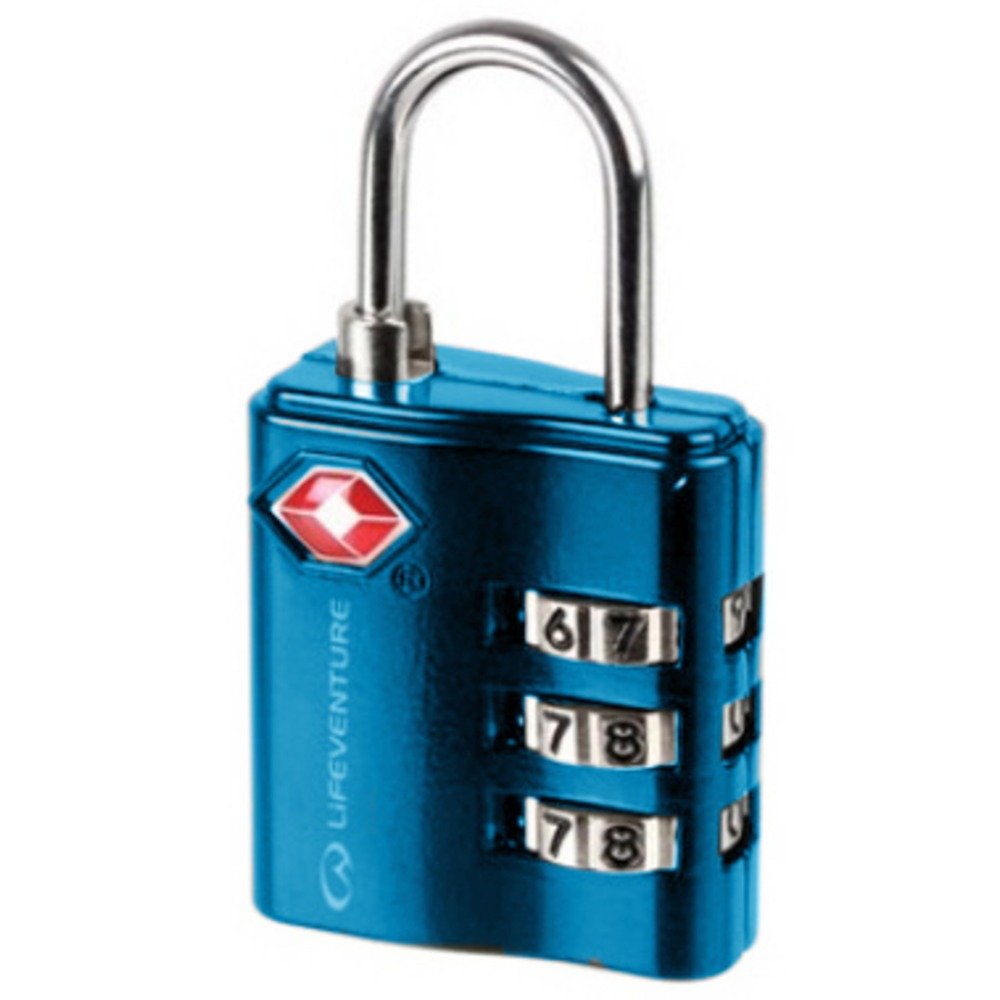 Lifeventure TSA Approved Luggage Padlock | 3 Digit Heavy Duty Zinc Alloy Security Combination Code Lock for Suitcase Luggage Gym Locker