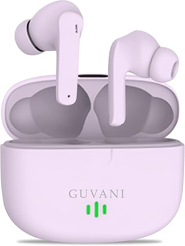 Miniatura 1 de Auriculares inalámbricos A12 Pro Guvani 2023 con Bluetooth 5.2, reproducción de 60 horas, 6 IPX5, impermeables, estéreo, auriculares intrauditivos,