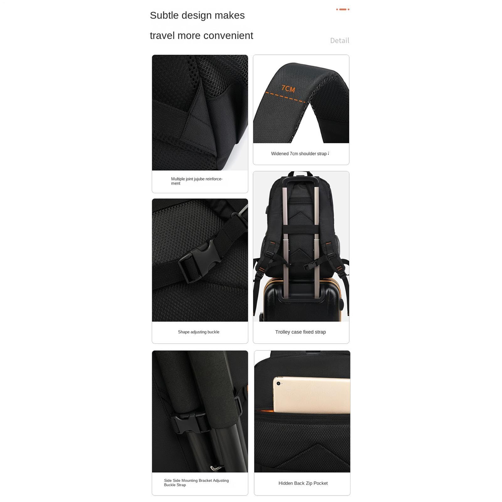 Zaino per fotocamera, impermeabile, multifunzionale, con scomparto per laptop, borsa da viaggio per laptop, da uomo, per viaggi, attività all'aperto, escursionismo, avventura, drone, lavoro, scuola
