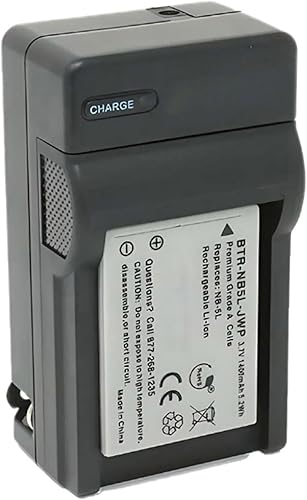 Miniatura 2 de Batería de repuesto para Canon PowerShot SX210 (2 unidades, 1400 mAh) y cargador