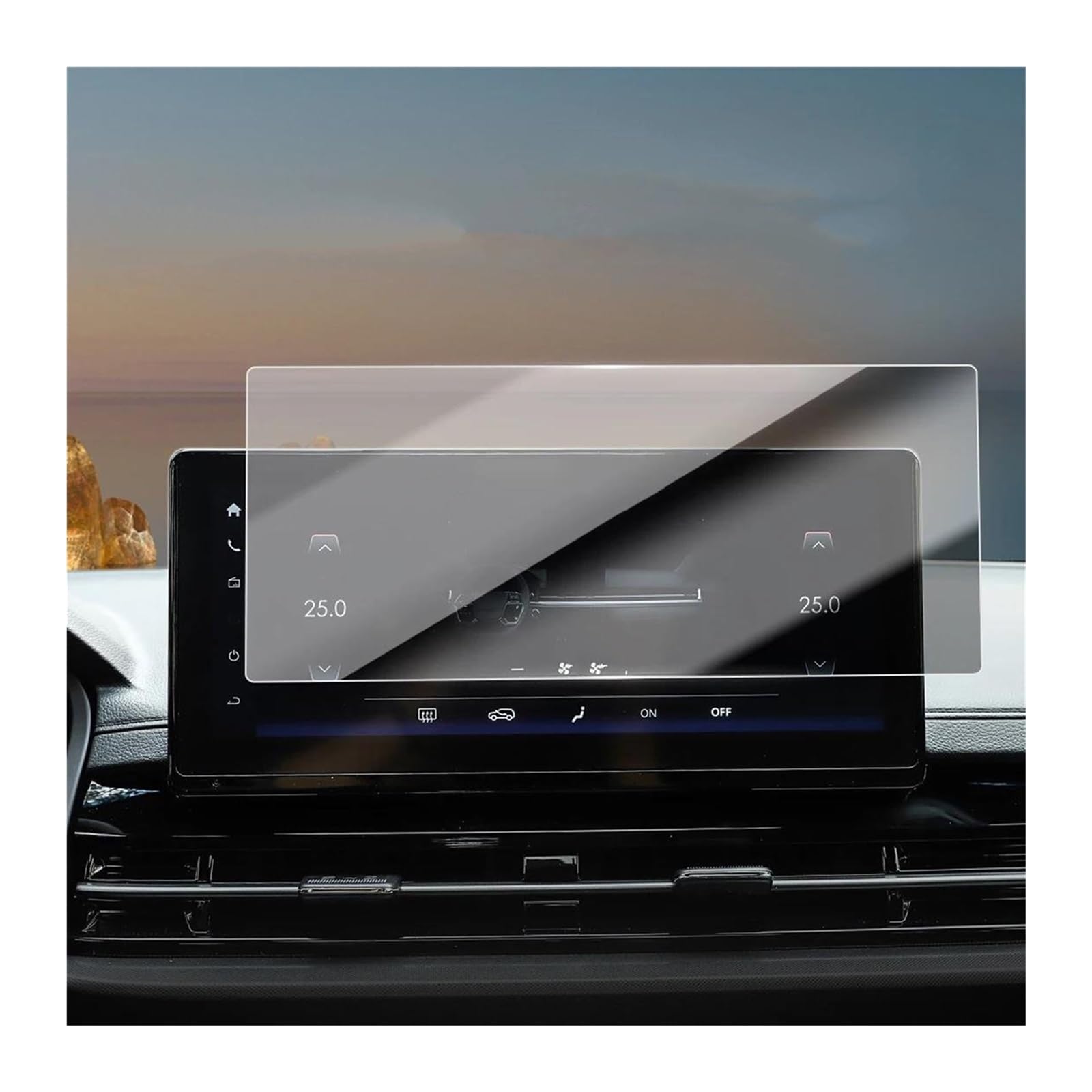 Verre trempé SsangYong Rexton 2025 bleu pour navigation - 5