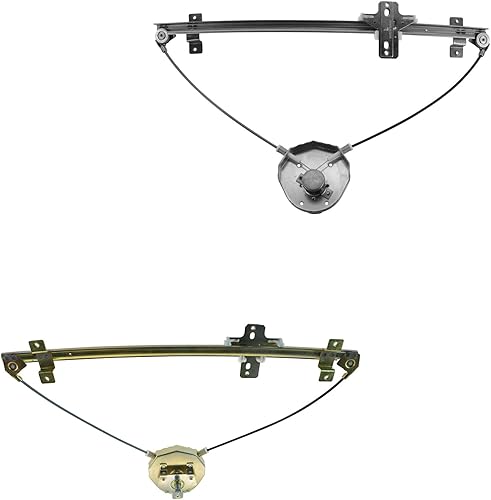 Miniatura 2 de TRQ Par manual de elevalunas izquierdo derecho para Sidekick Tracker Sunrunner 2 puertas