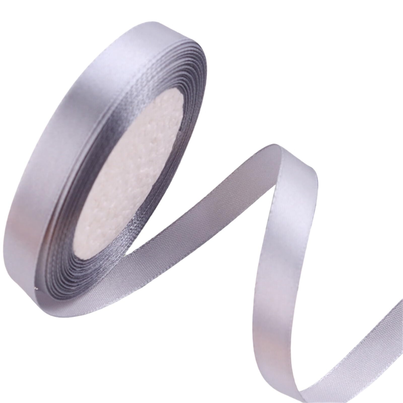Buxuaaaa 2Rolls Wrapping Ribbon Christmas Ribbons for Christmas Bows Crafting Wrapping Wedding Party Decoration 2Rolls / Pack Invitation Card Ribbon