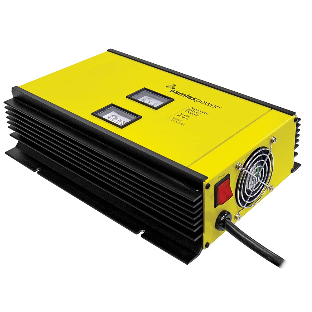 SamlexSolar SEC-1280UL SEC-UL Series 12V Battery Charger