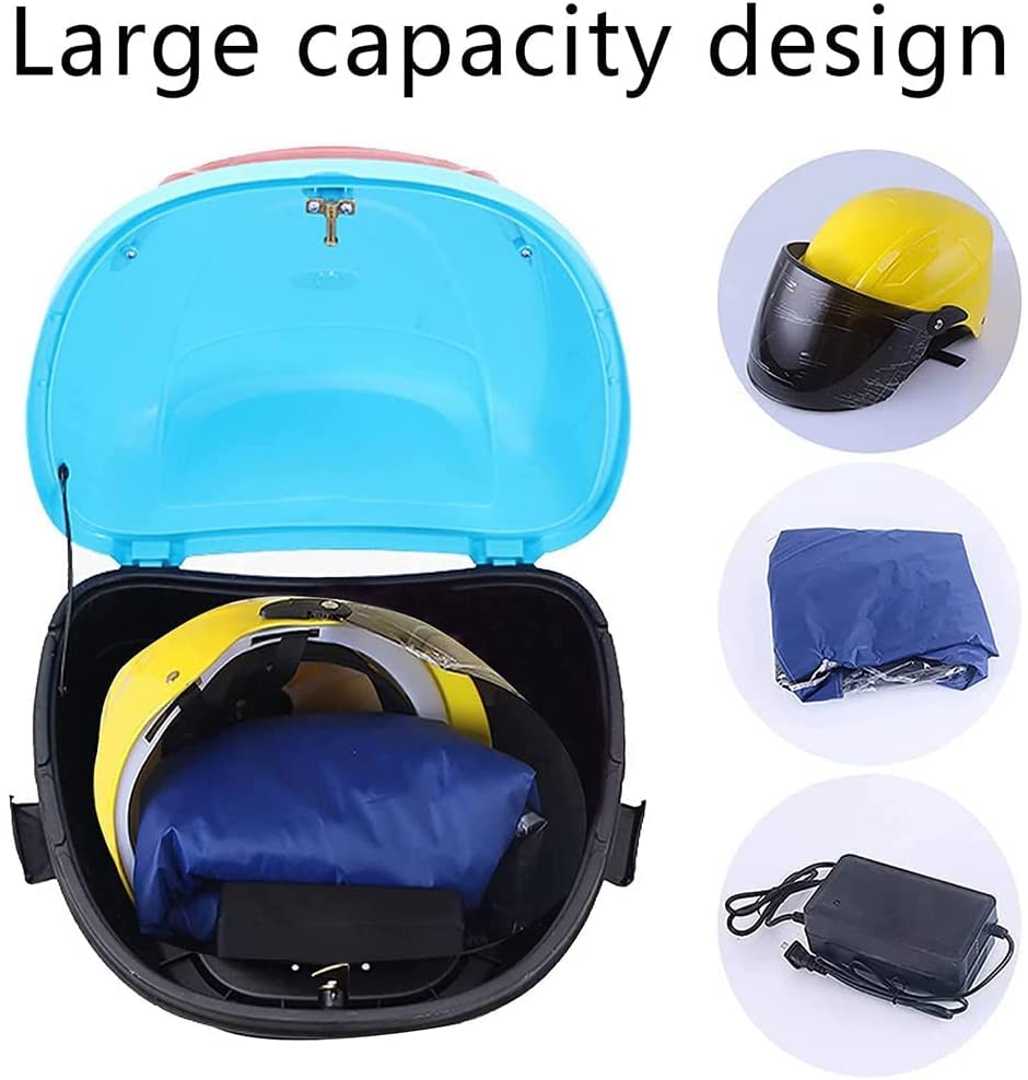 Baúl de Scooter con herraje resistente y amplio espacio interior 2