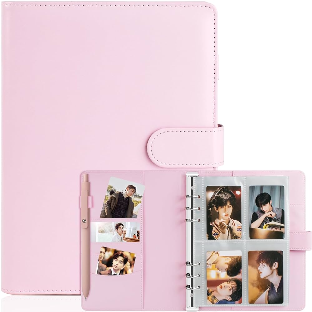 アイドル DREAM CATCHER photocard binder Amazon.com: A5 Kpop Photocard Binder, 6 Ring Binder Album