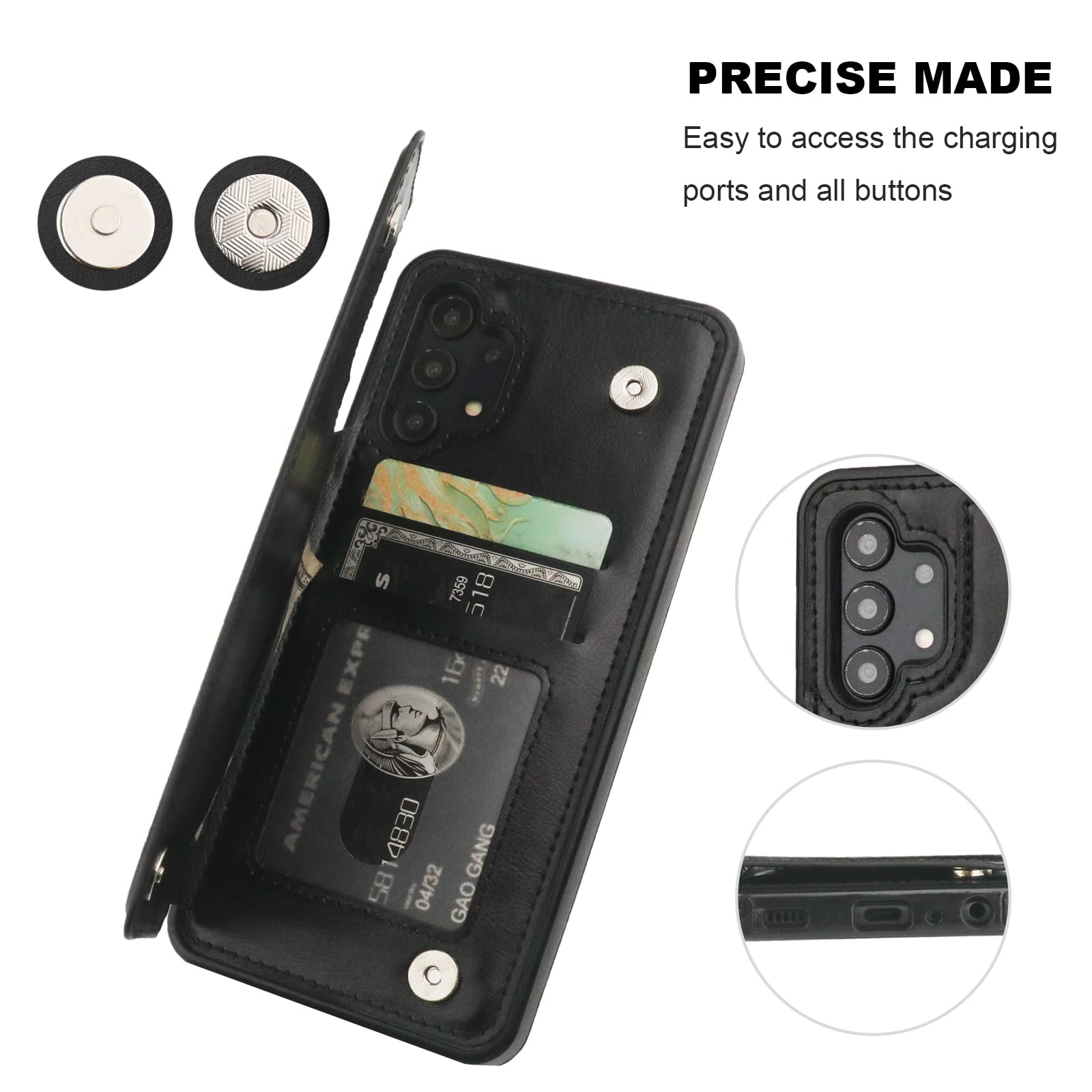 Amazon.com: ONETOP Compatible with Samsung Galaxy A32 Wallet Case