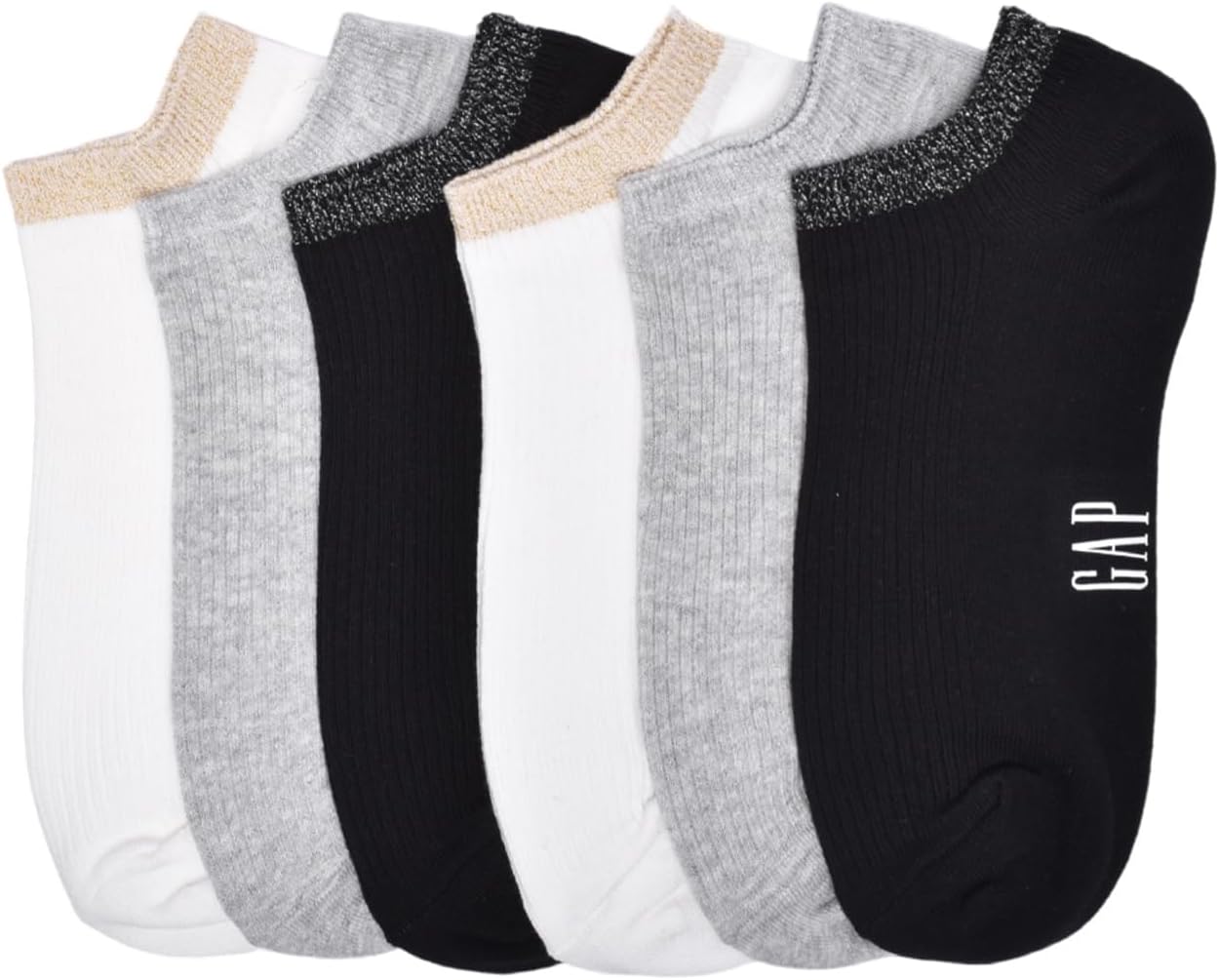 GAP Womens Ribbed Low Cut Socks