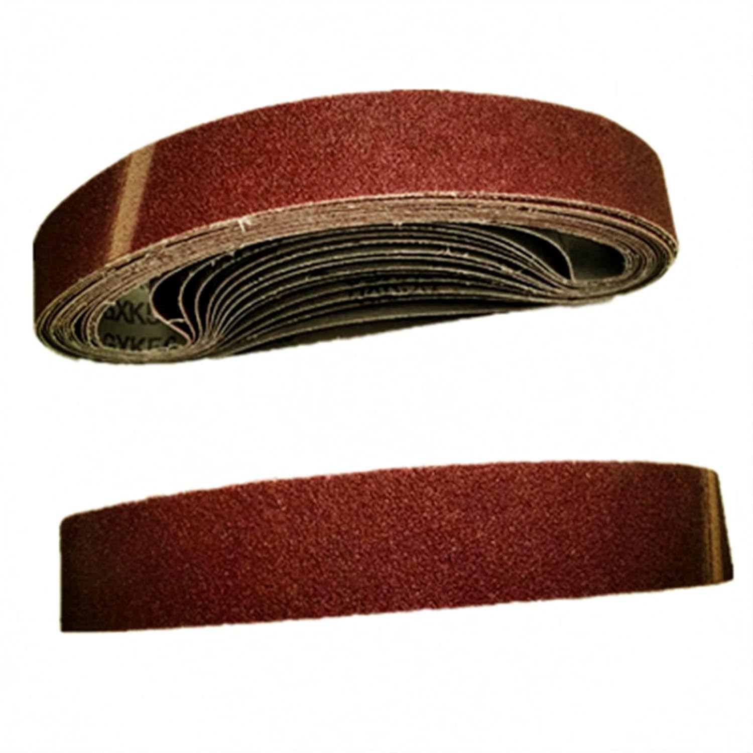 Papel de Lija Bandas de Lija 10 Piezas 30 * 533 mm Grano 40-600 Correa de lijadora for Taladro Pulido Accesorios for Herramientas eléctricas(600)