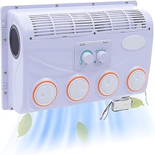 12V、24V RV エアコン スポットクーラー ダクト付 ポータブル 工事不要 スポットエアコン 熱中症 暑さ対策 アウトドア 車中泊 持ち運び 家庭用 移動式 クーラー エアコン 冷房 キャンプ 車載用 クーラー (12V)