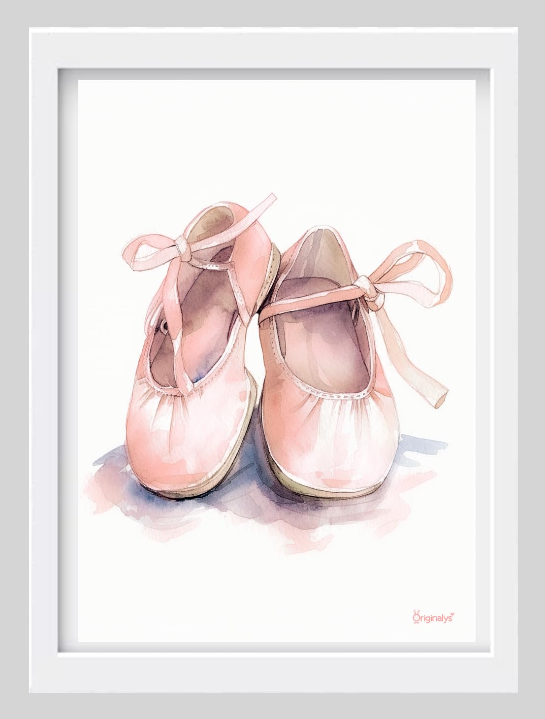 Originalys Ballerine, 3 posters in formato A4, per cameretta dei bambina, poster di ballerine dai toni rosa, poster decorativi per bambina. in formato DIN A4 (cornice non inclusa)