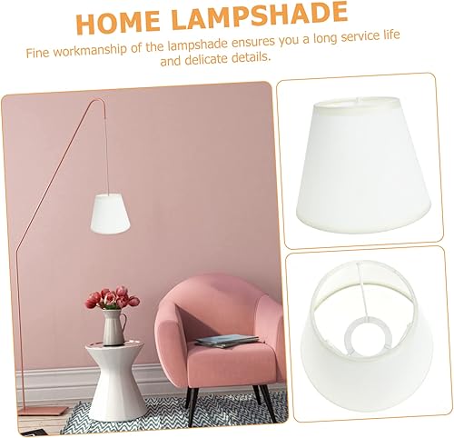 Miniatura 6 de Pantalla de luz de escritorio Pantalla de metal para el hogar Lámpara antigua Niño Blanco Tambor Lámpara Sombra