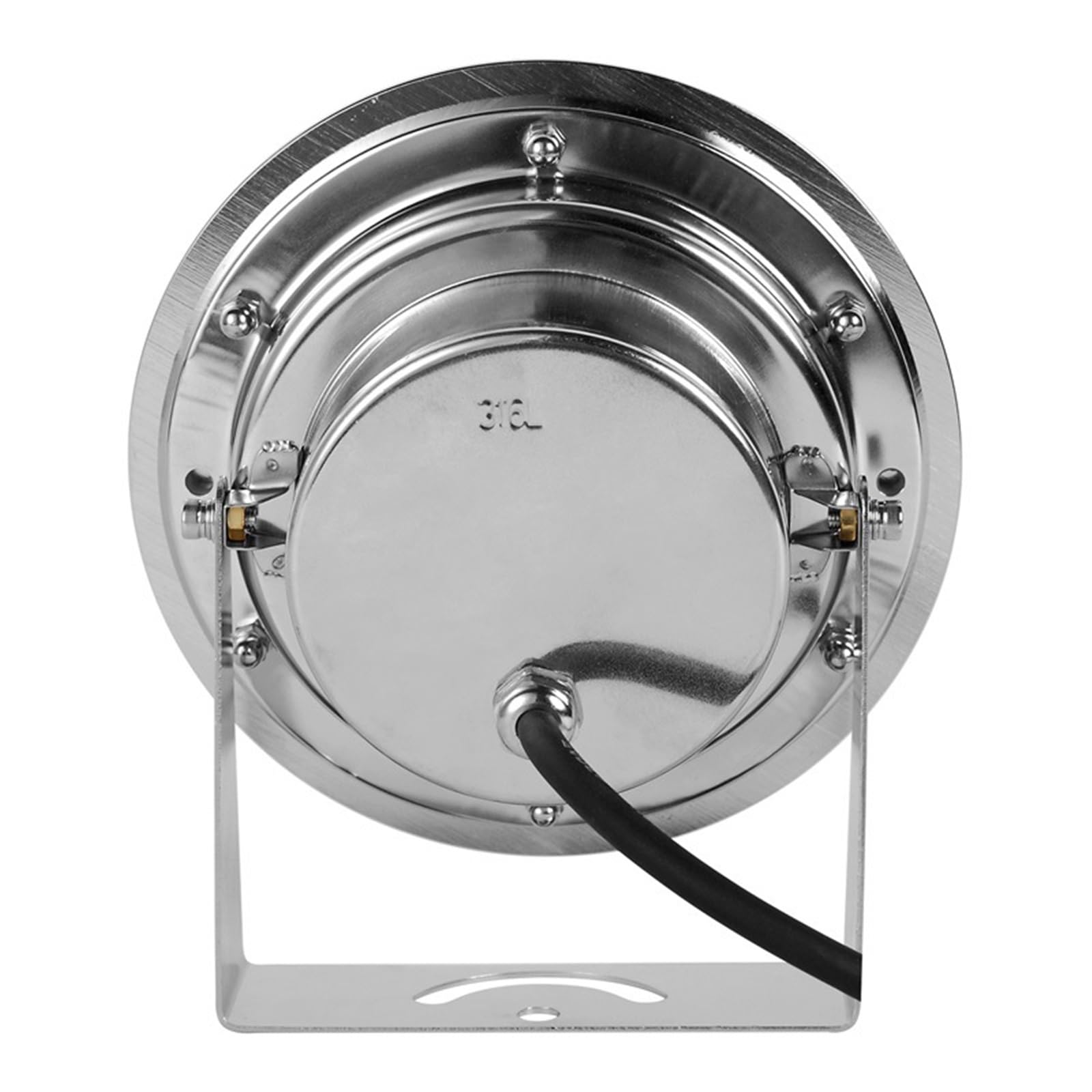 Lumières de piscine, Projecteur LED coloré en acier inoxydable for fontaine sous-marine, éclairage de piscine, projecteur sous-marin paysage RVB(Warm White,10W)