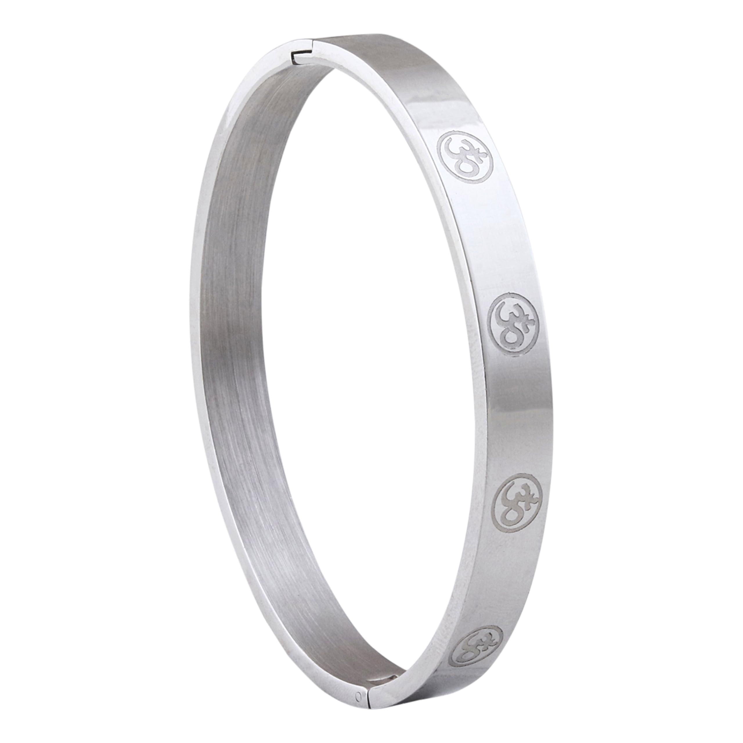 Stylish Bracelet For Men Stainless Steel Lord Om Black Kada Bracelets For Men Women Love Gifts Mens-image-28