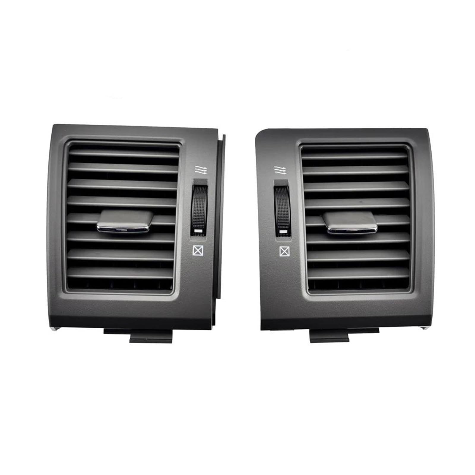 For Toyota For Land Cruiser LC200 2008-2013 Car Dashboard Middle A/C Air Conditioner Outlet Assembly Conditioning Vents(Grey-LHD-RHD-B)
