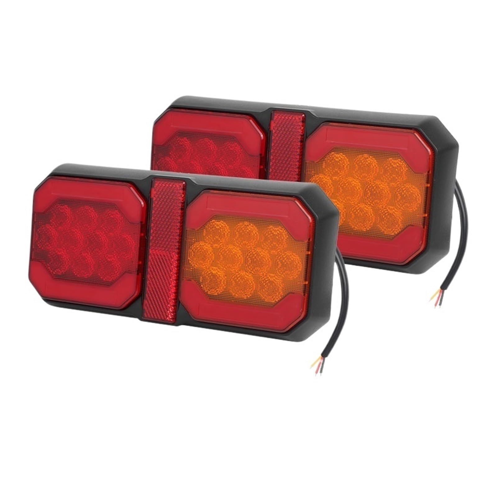 Feu arrière LED pour remorque et van kit complet clignotant frein - 8