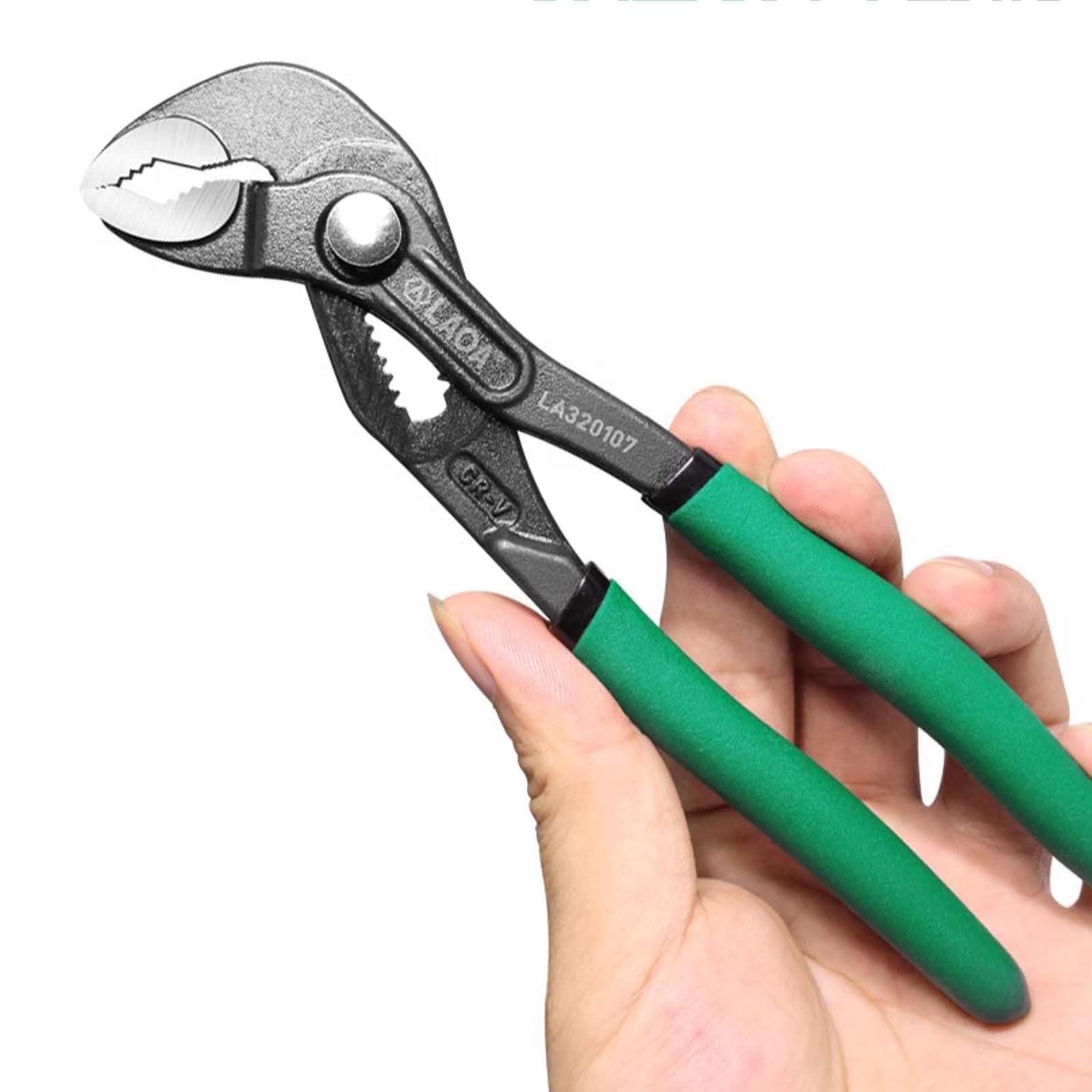 Llave para Tubería de Agua de Ajuste Rápido de 7/10/12 Pulgadas Llave de Instalación de Reparación de Tubo de Agua de Apertura Rápida Multifuncional (10 Pulgadas)