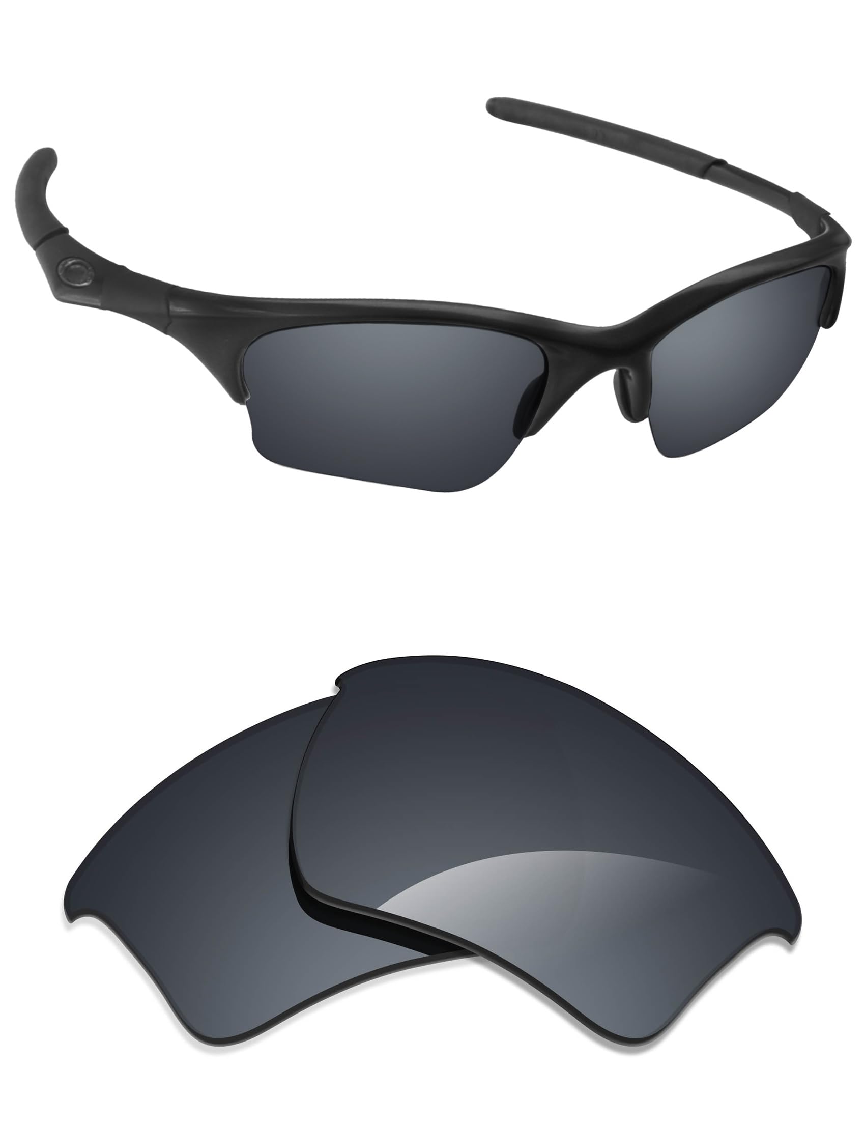 Verres de rechange polarisés Oakley Half Jacket XLJ Black Chrome Polarized - 7