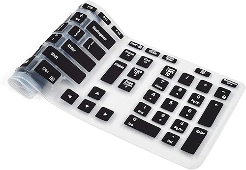 Miniatura 5 de CaseBuy Funda para teclado compatible con Logitech MK320 K330 MK335 Teclado inalámbrico de escritorio, accesorios Logitech MK335, funda protectora