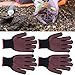 Eeneme 2 Pairs Cut Resistant Gloves Safety Protection Tool For Kitchen Garden Wood Carving (Roseate)