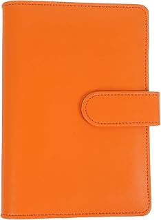Didiseaon Pasta De Documentos De Contabilidade Bloco De Notas Capa Protetora Planejador Pasta Decorativa Bloco De Notas Pu Pastas De Bolso Concha De Memória Folheto De Folhas Soltas