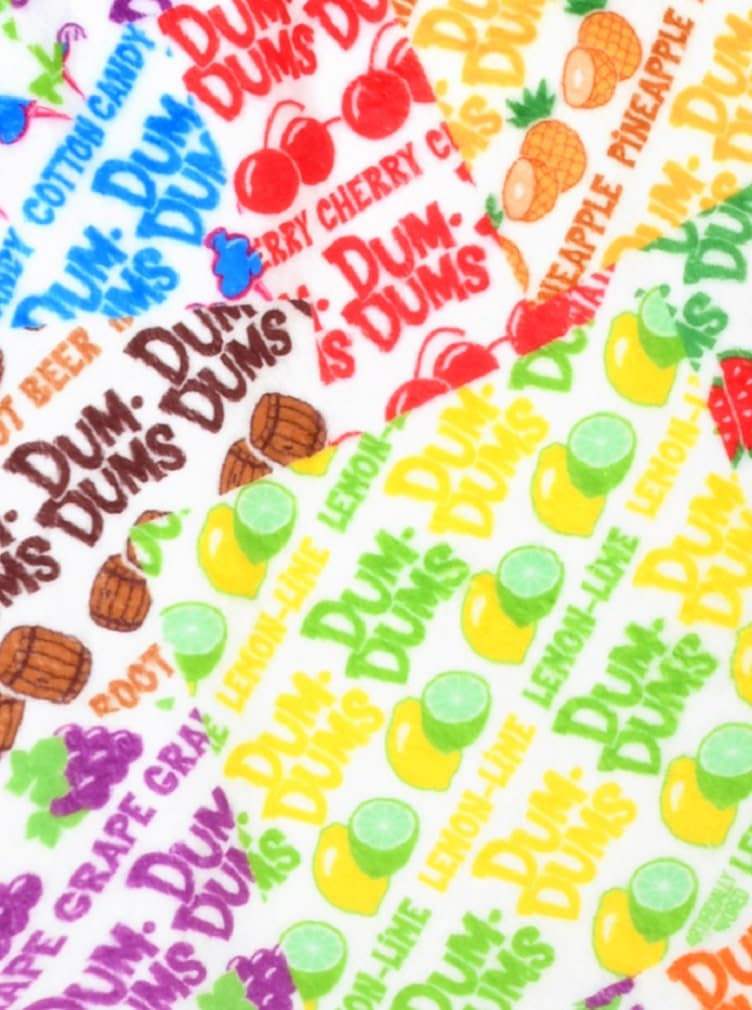 iscream Dum Dums Print Big Girls - Pantaloncini in pile morbido e setoso, collezione