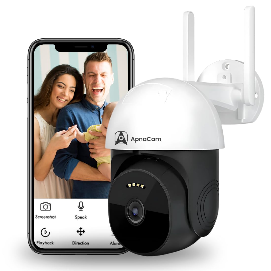 4G Sim PTZ Smart Outoor Camera | Pan & Tilt Zoom Outdoor Security Camera 360 Degree | 2 Way Talk, Motion Detection, Waterproof, SD Card Recording Use for Resturants,Home, Farm & Office