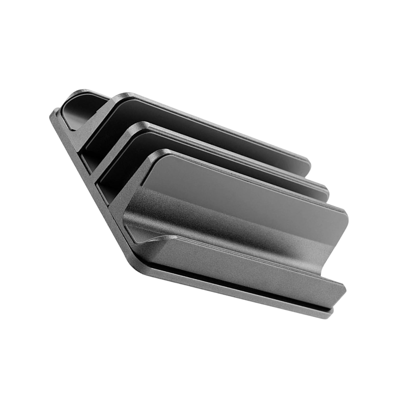 Supporto verticale in alluminio per tablet notebook Base antiscivolo salvaspazio per raffreddamento e compatibilità Supporto in alluminio