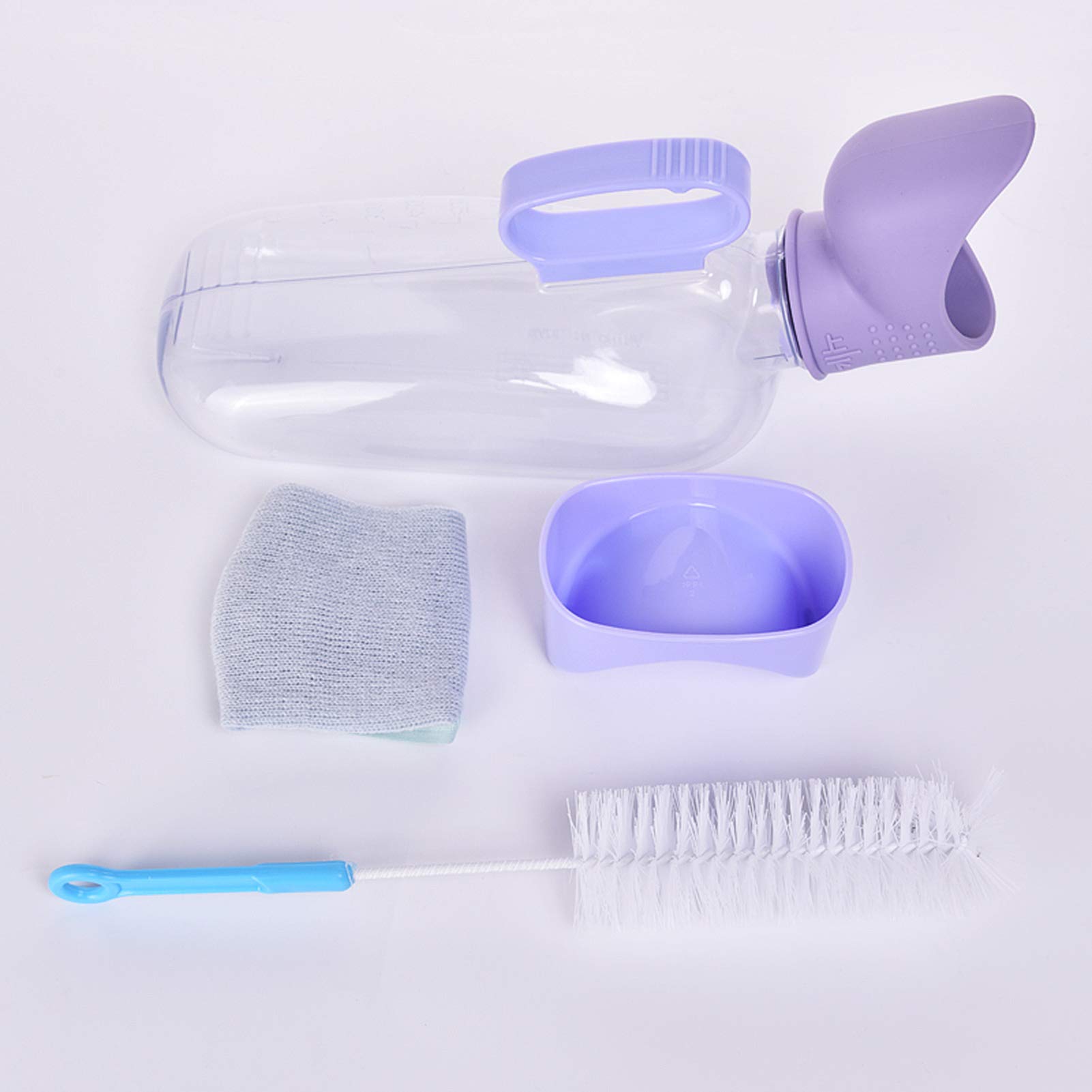 Urinarios portátiles for hombres, botella de urinario de 1000 ml, a prueba de derrames, botella de orina reutilizable, colector de orina masculino, incontinencia del paciente, inodoro for acampa