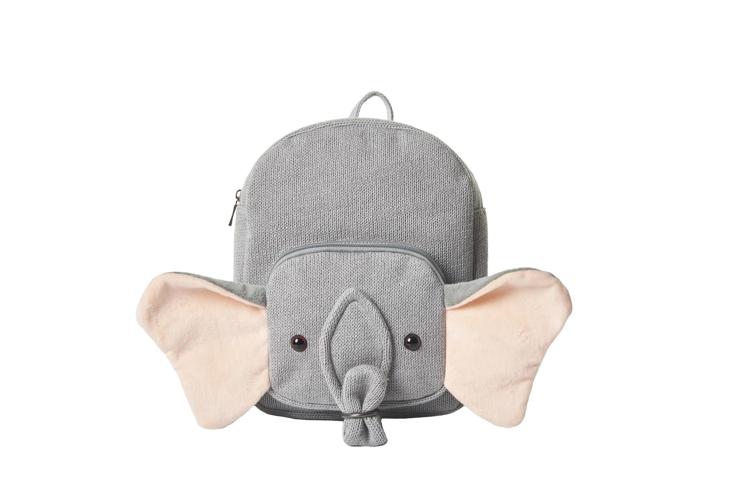 Mochila infantil algodón elefante gris