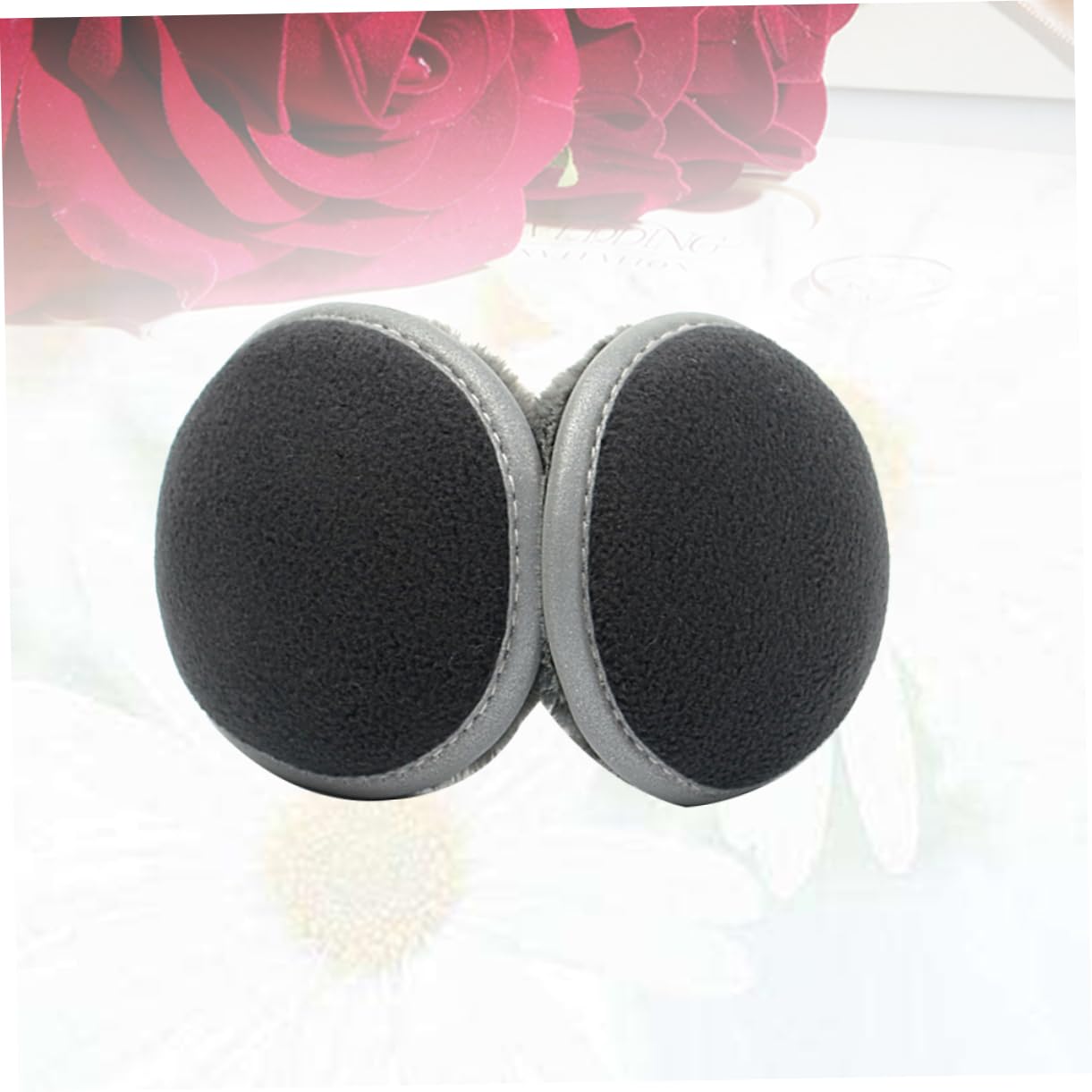 3piezas Orejeras Plegables Unisex De y Acolchadas Calentadores De Oídos Para Invierno Earmuffs Para Hombres y Mujeres Negro