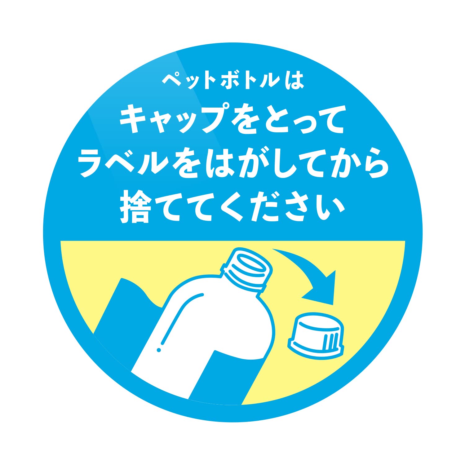 Amazon.co.jp: Biijo ごみ分別ステッカー ペットボトル ラベル