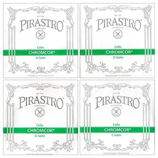 Pirastro Chromcor 4/4 Cello String Set - Medium Gauge