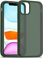 Vista 55 de TENOC Funda para teléfono compatible con iPhone 11, color negro, antihuellas, antigolpes, mate, para 6.1 pulgadas