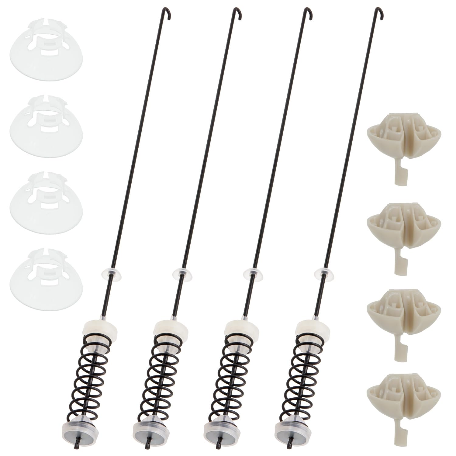 Photo 1 of ***2 of 4***Washer Suspension Rod Kit Compatible with Admiral ATW4676BQ1 ATW4676BQ0 ATW4516HW0, Maytag MVWC200BW0 MVWC200BW1 MVWC215EW1 MVWC300BW0 MVWC300BW1