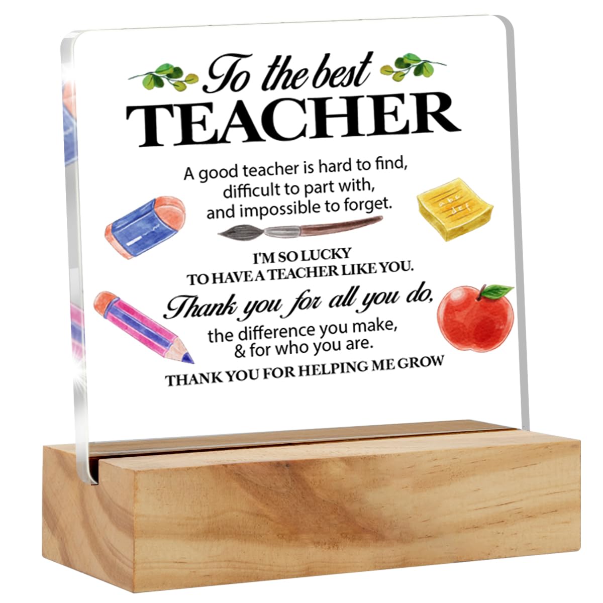 Amazon.com: Teacher Appreciation Gifts for Women Men, Teachers Gift for ...