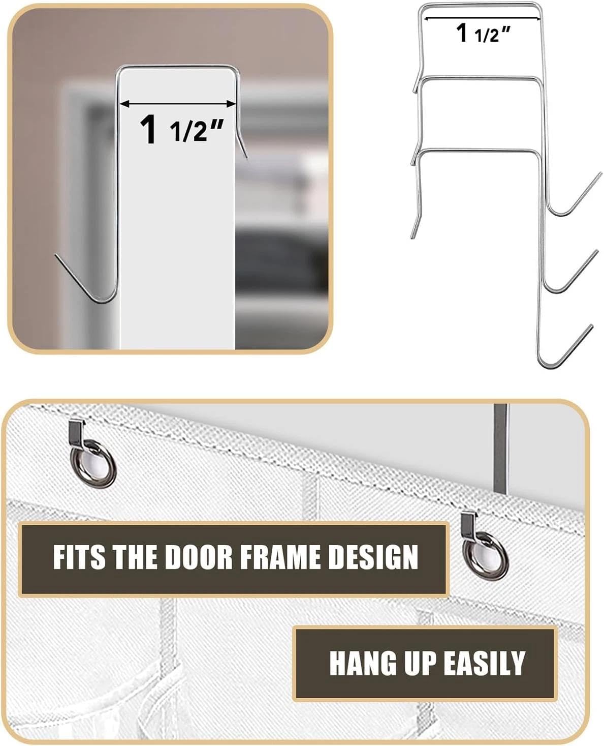 for Organizador de Zapatos para colgar en la puerta, Shoe Rack, Space Saver, Hanging Organizer, Door Storage, MPN: N/A