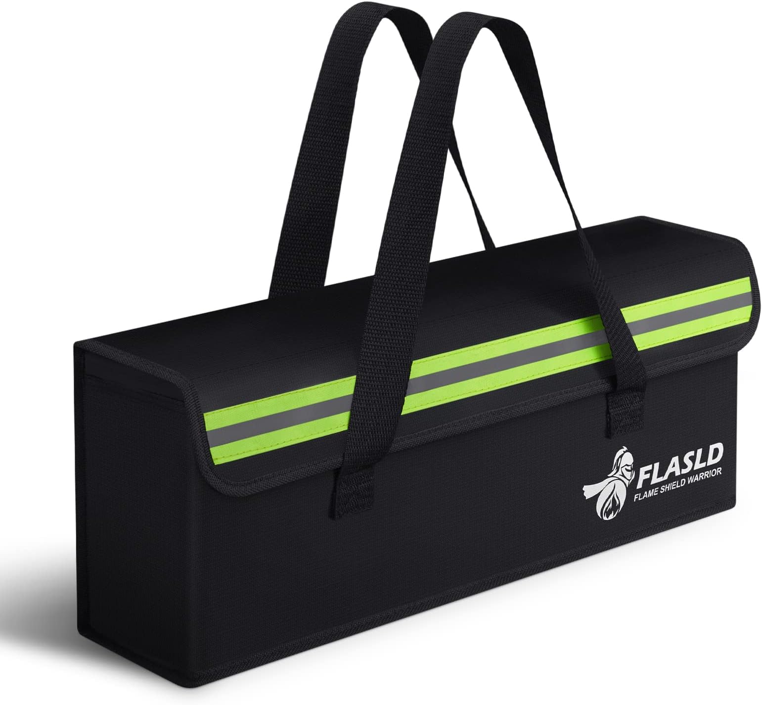 FLASLD Lipo Battery Safe Bag Explosionproof - Large Capacity Fireproof Bag for Ebike Battery Charging and Storage (19.3 x 4.3 x 7in)
