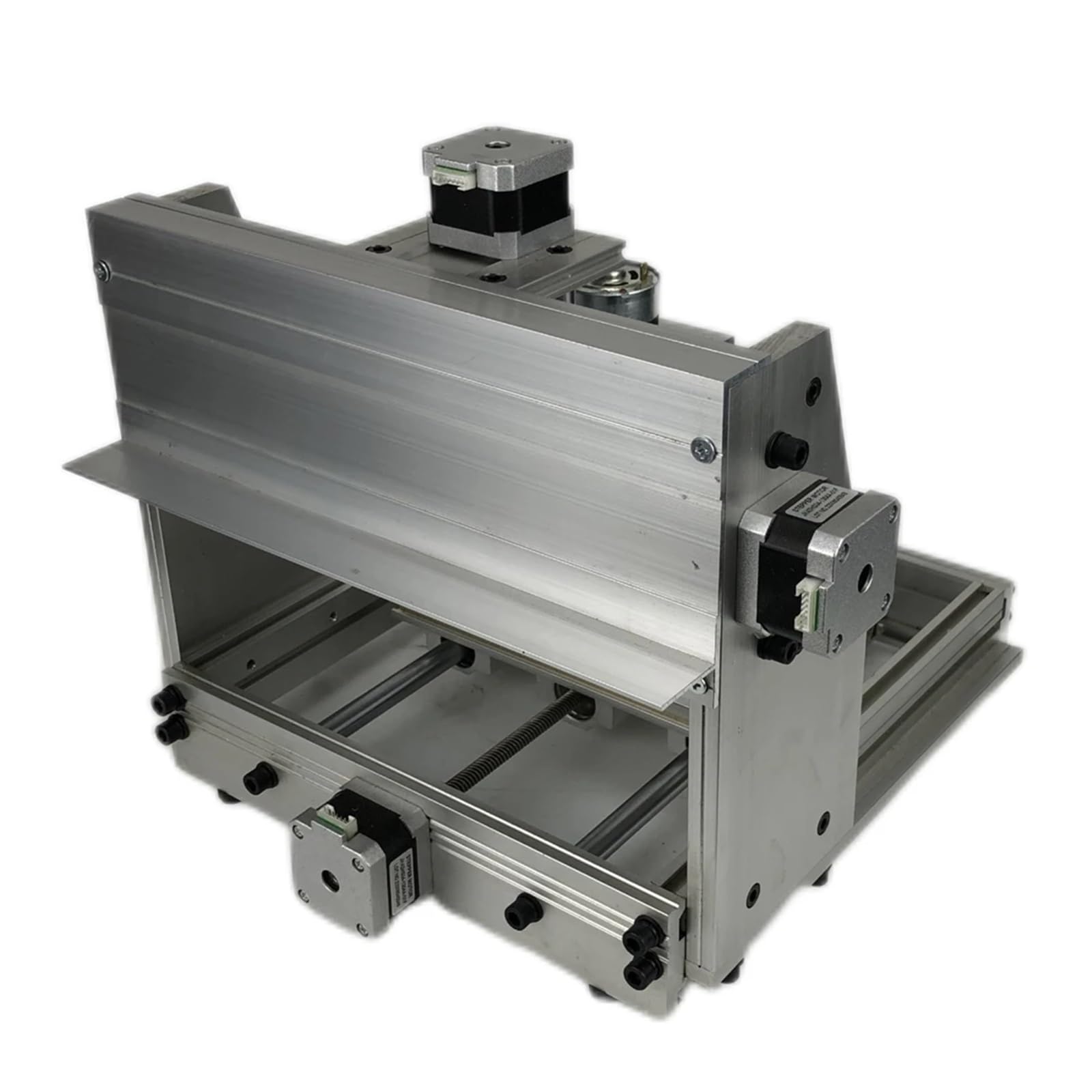 Kit de mini m CNC de aluminio, tornillo T8, motor de husillo 775, portabrocas ER11, máquina de grabado CNC DIY, XYZ 170 x 120 x 40 mm Para bricolaje(No Control Card)