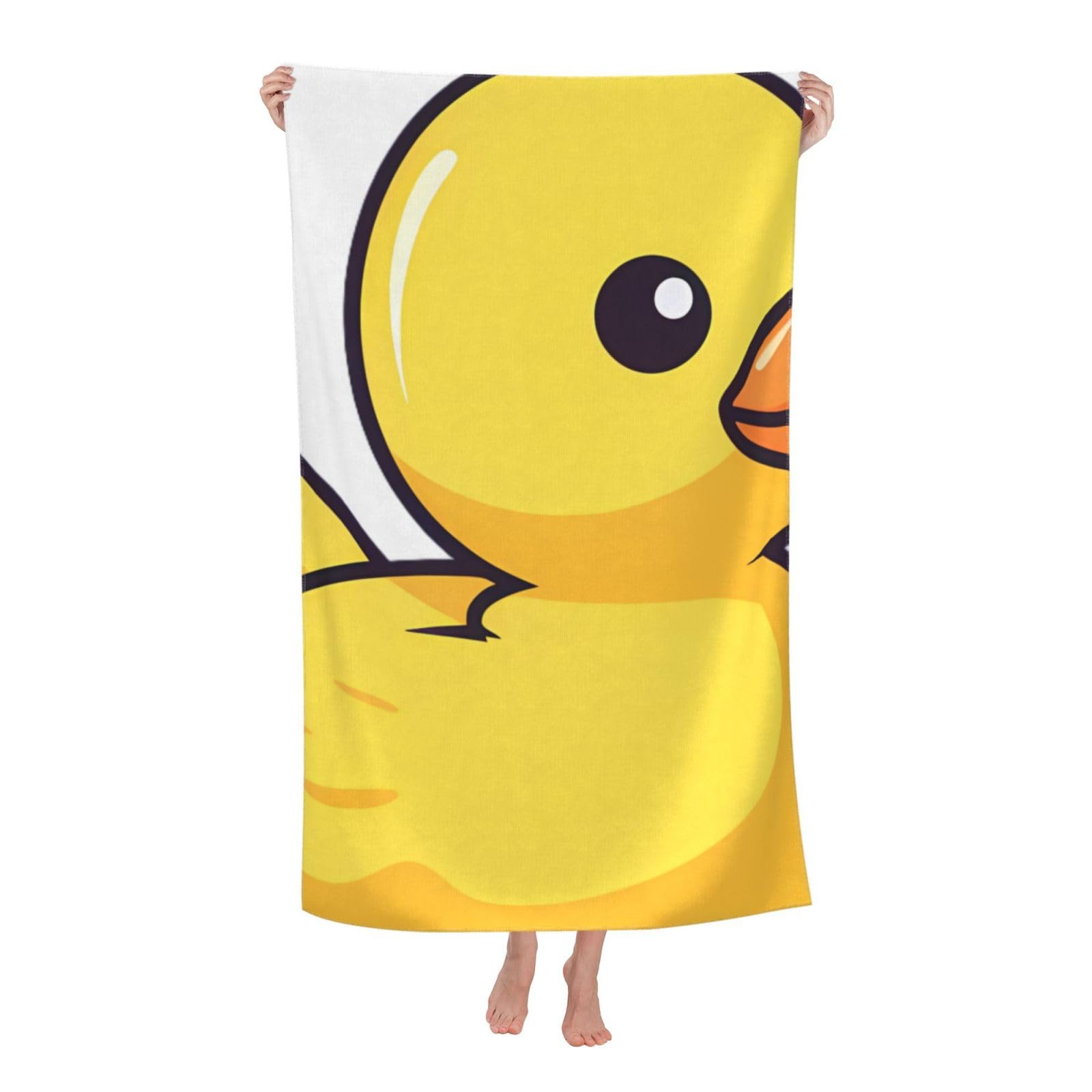 LSRCPD Beach Towel Duck Microfiber Beach Towels Blanket Oversized Tropical Big Extra Large XL Pool Towels Quick Dry Sandproof for Women Girls Kids