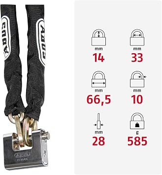 ABUS 30610 Monoblock Brass Shutter Padlock with Steel Jacket and 8511 Alike Keyed