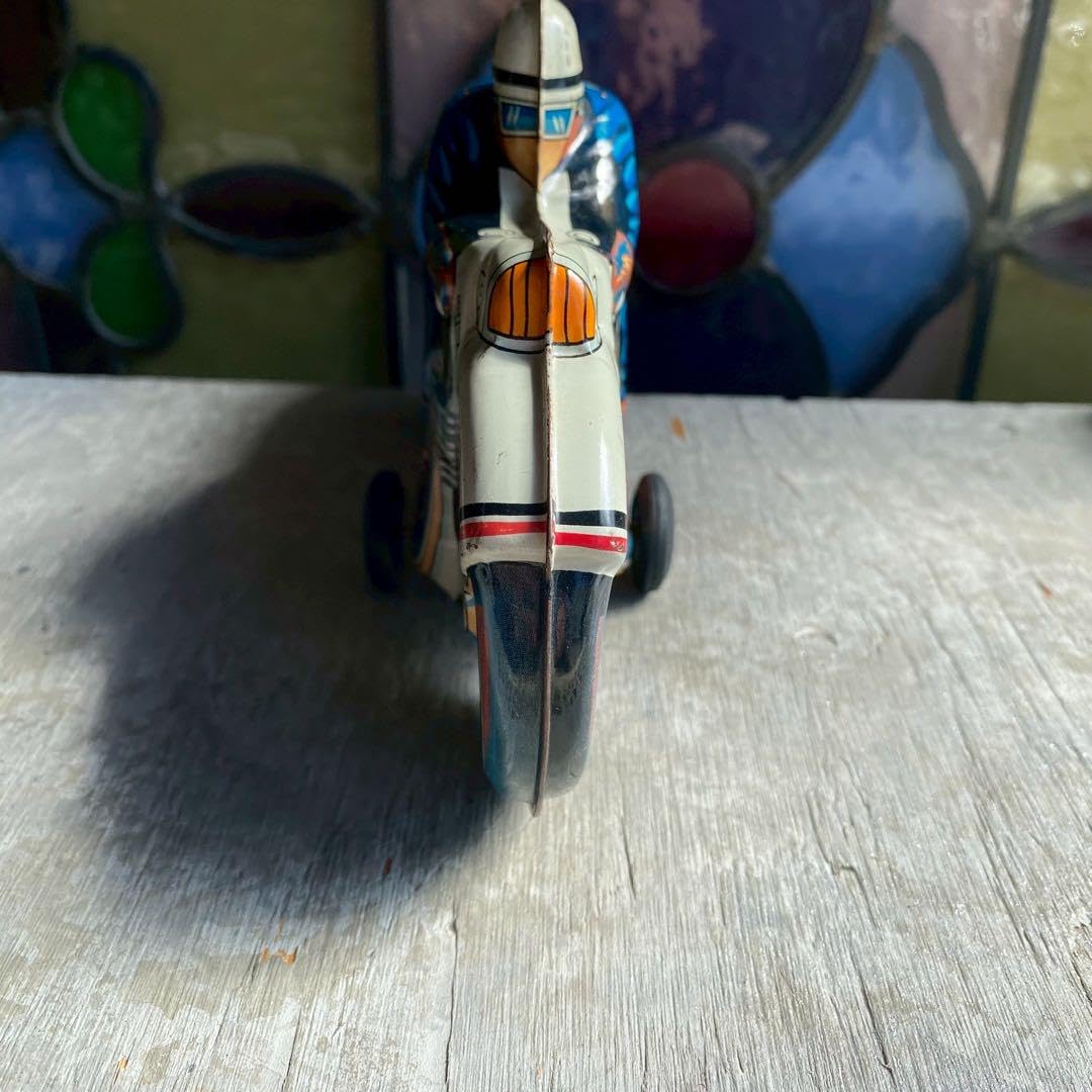 Amazon.co.jp: 希少 ブリキ 昭和レトロ 白バイ おもちゃ 玩具